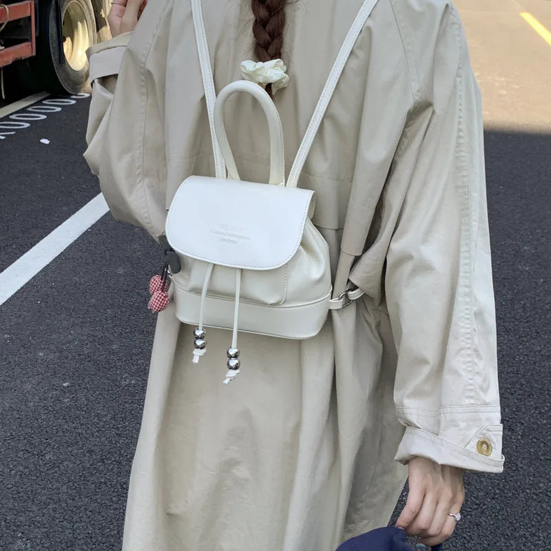 Trendy Mini Backpack — Fashionable Small Shoulder Bag for Women
