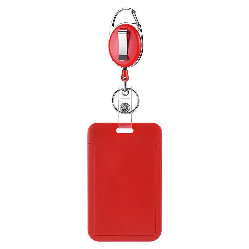 ZTBBAO Retractable Badge Holder — Durable ID Card Sleeve with Lanyard