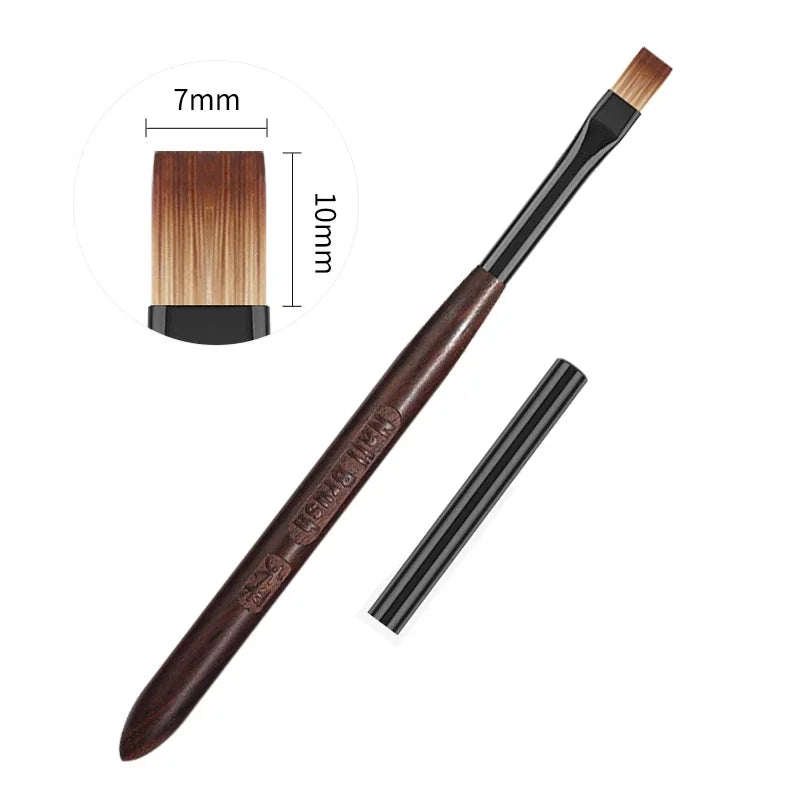 Professional Nail Art Brush Pen — Fine Nylon Bristles for Gel & Acrylic
