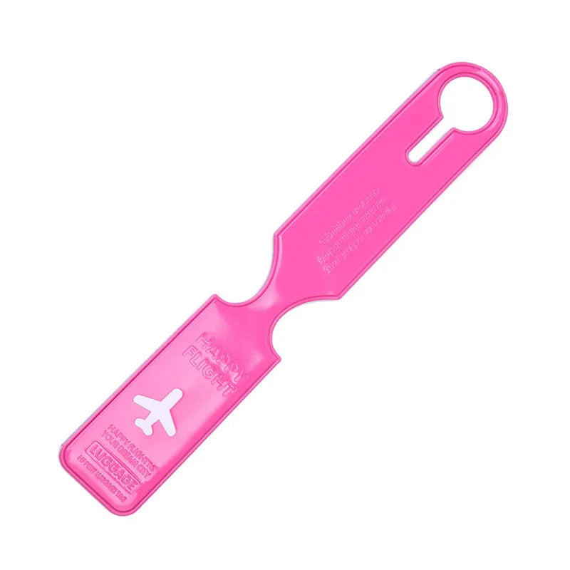 Clyine Luggage Tag Holder — Durable PVC Suitcase ID Cover