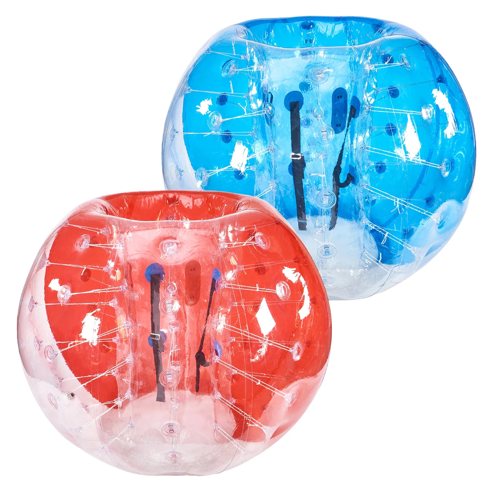 SucceBuy 2-Pack Inflatable Bumper Balls — Durable Bubble Soccer Set