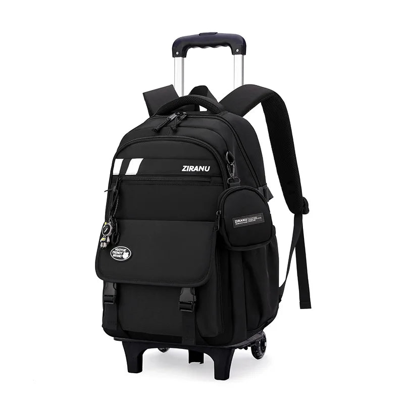 Children's Wheeled School Backpack — Rolling Trolley Bag for Students
