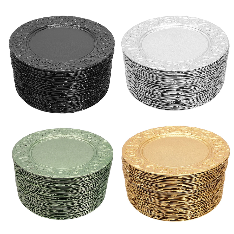 Charger Plates — Round Reusable Serving Plates