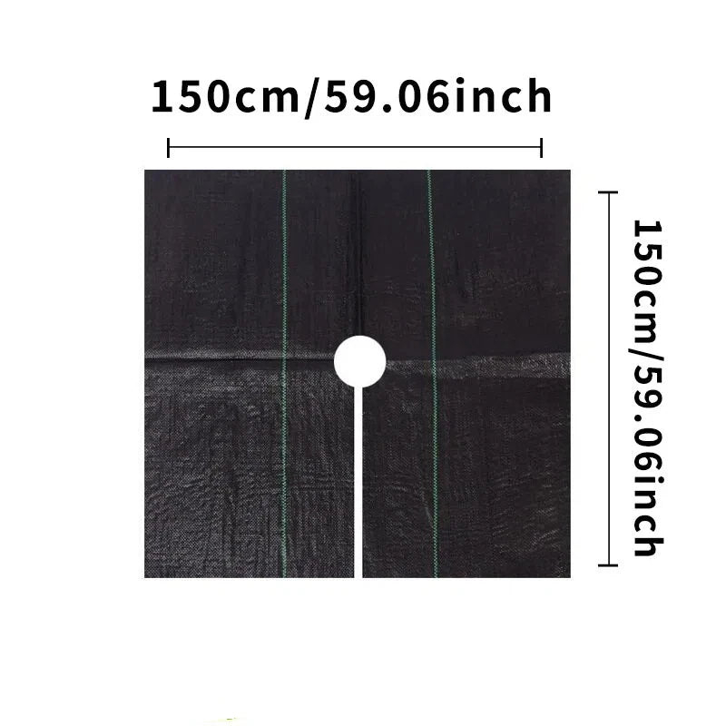 Adhere To Fly Weed Barrier Mat — Reusable Tree Moisturizing Hoods
