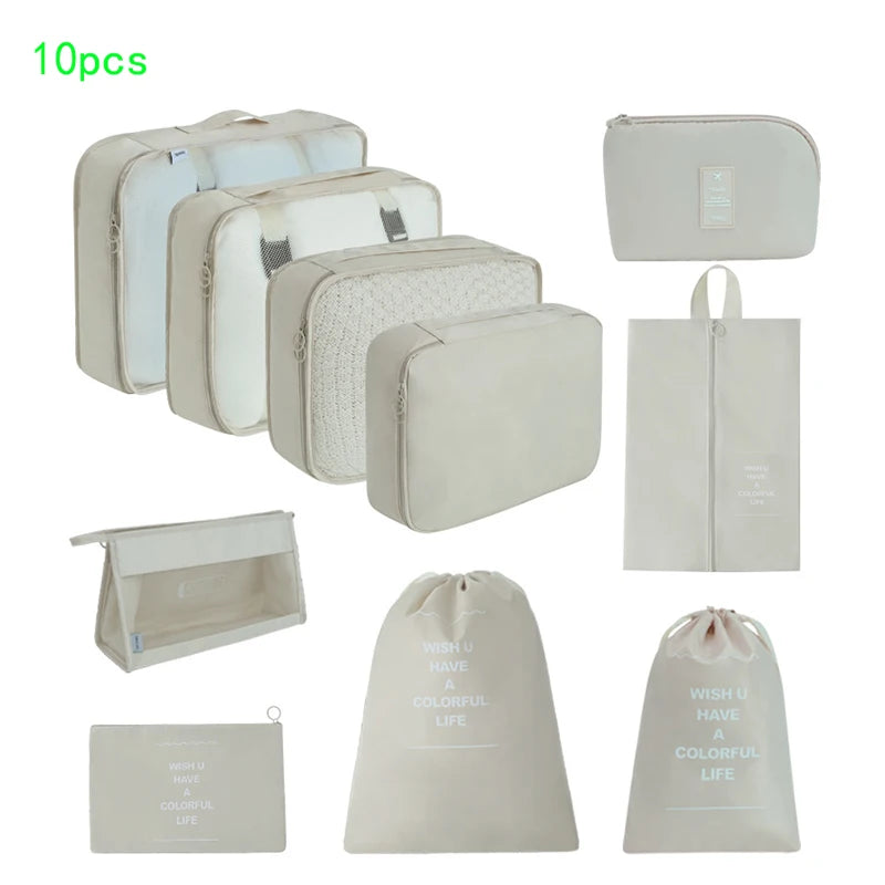 Travel Packing Cube Sets — Luggage Organizers for Suitcases and Backpacks