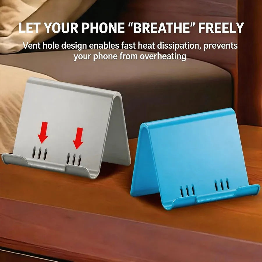 Adjustable Phone Holder Stand — Portable Foldable Desktop Support