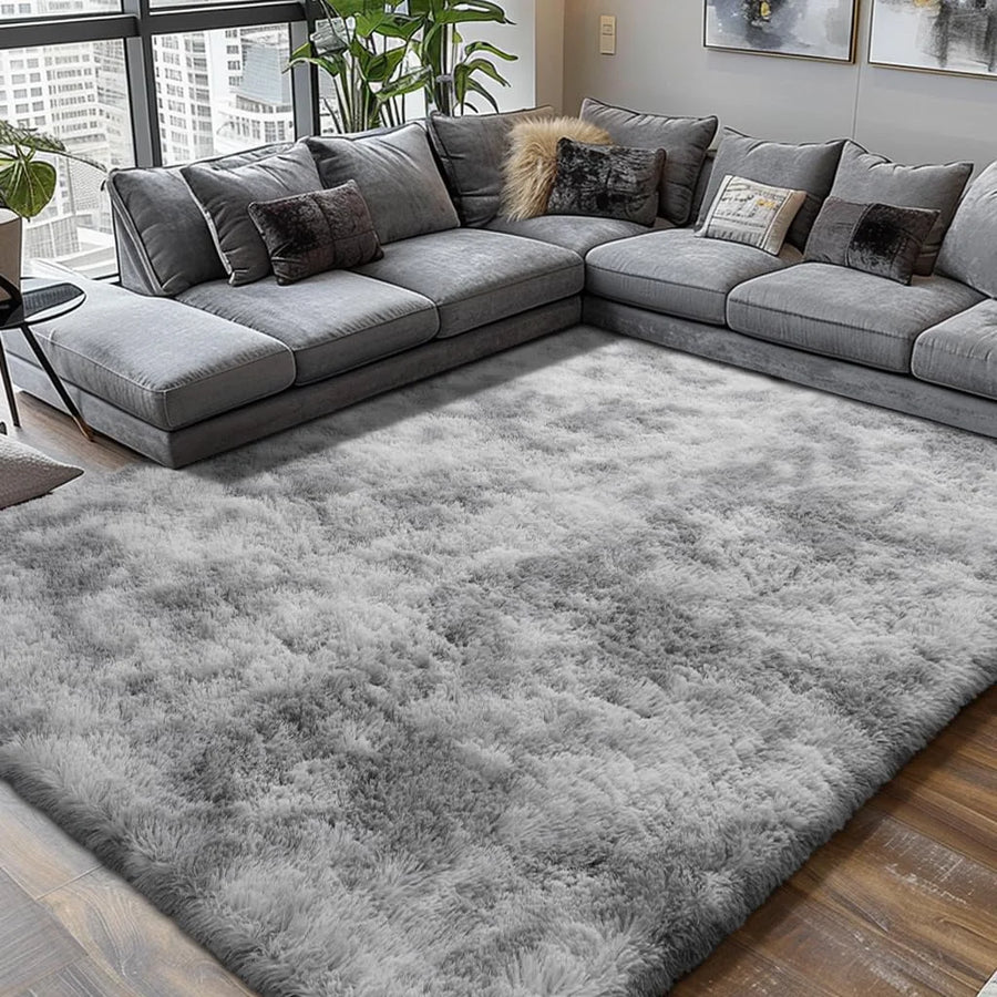 VIKAMA Ultra-Soft Puffy Rug — Plush Floor Mat for Bedroom & Nursery