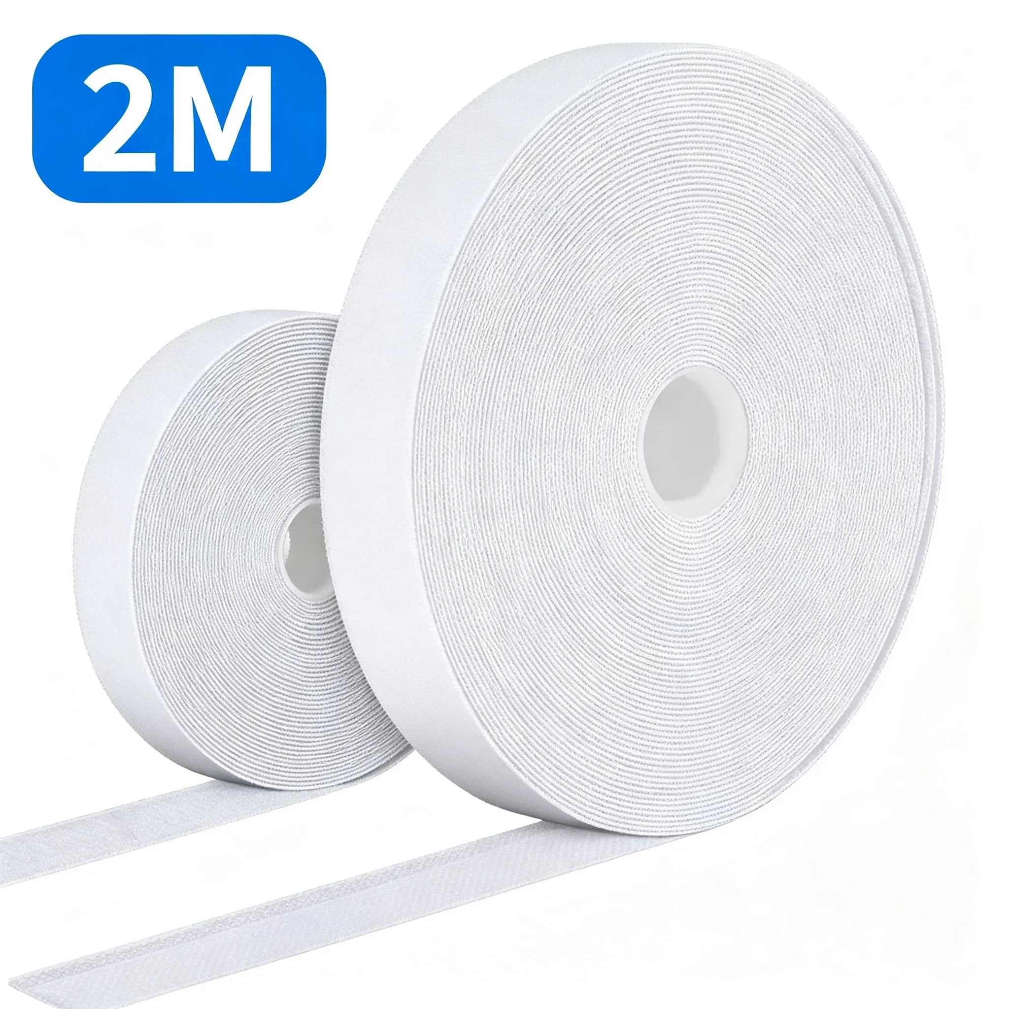 Self-Adhesive Hook and Loop Fastener Roll — Versatile Double-Sided Magic Tape