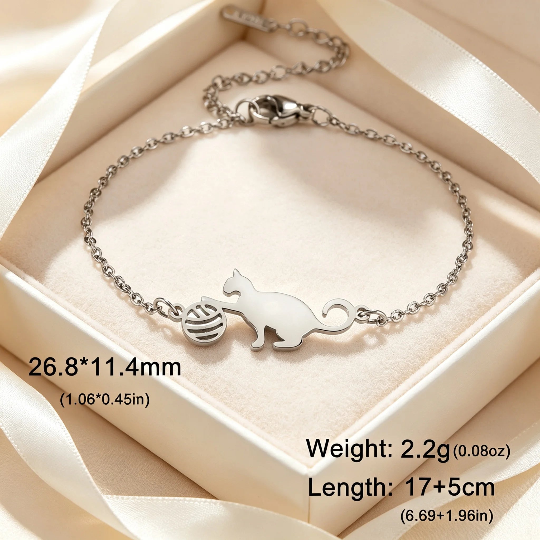 Dachshund Dog Stainless Steel Bracelet — Elegant Animal Jewelry for Women