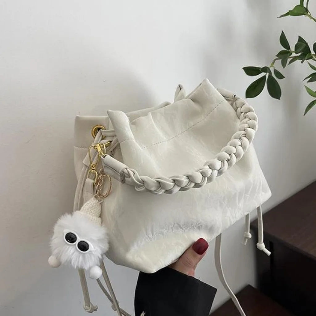 Women's Sophisticated Bucket Bag — Stylish Crossbody Handbag for Daily Use