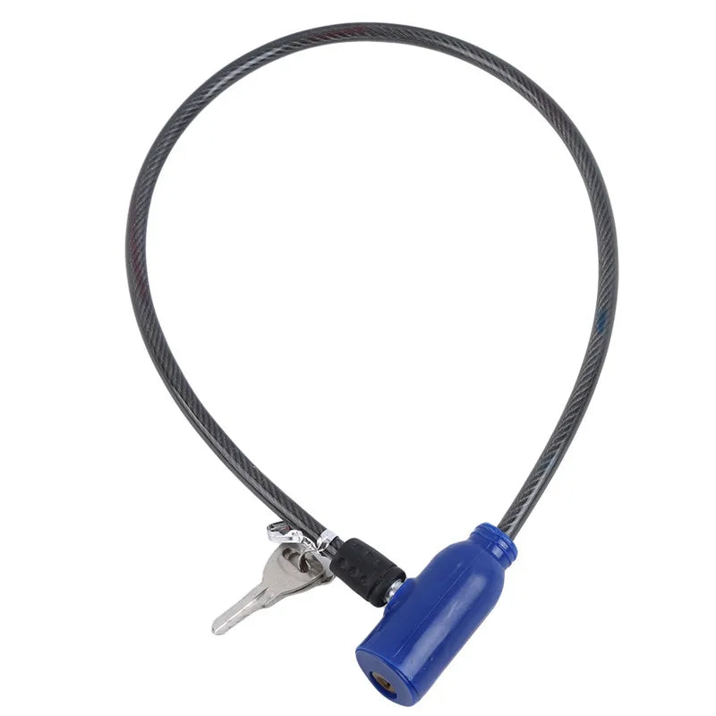 Multifunctional Bicycle Cable Lock — Portable Anti-Theft Security Wire