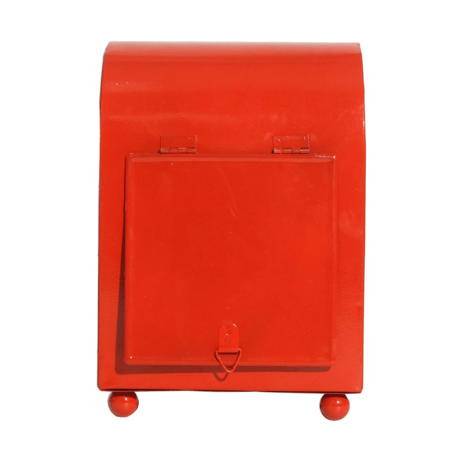 Christmas Santa Mailbox Decor — Metal North Pole Express Mail Box