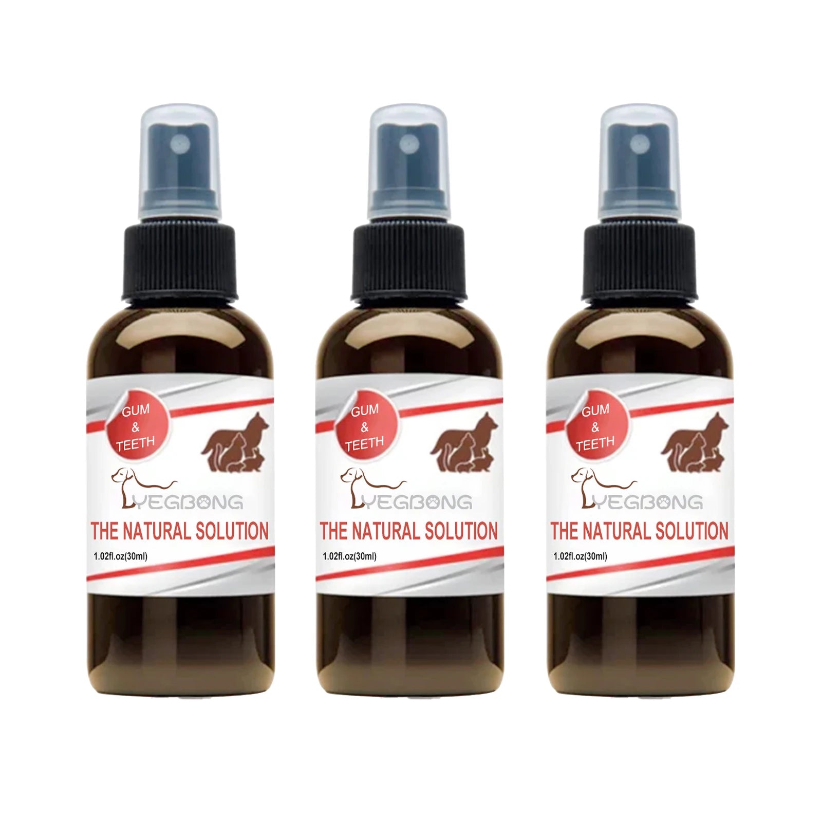 YEGBONG Pet Dental Care Spray — Bad Breath & Tartar Control Formula