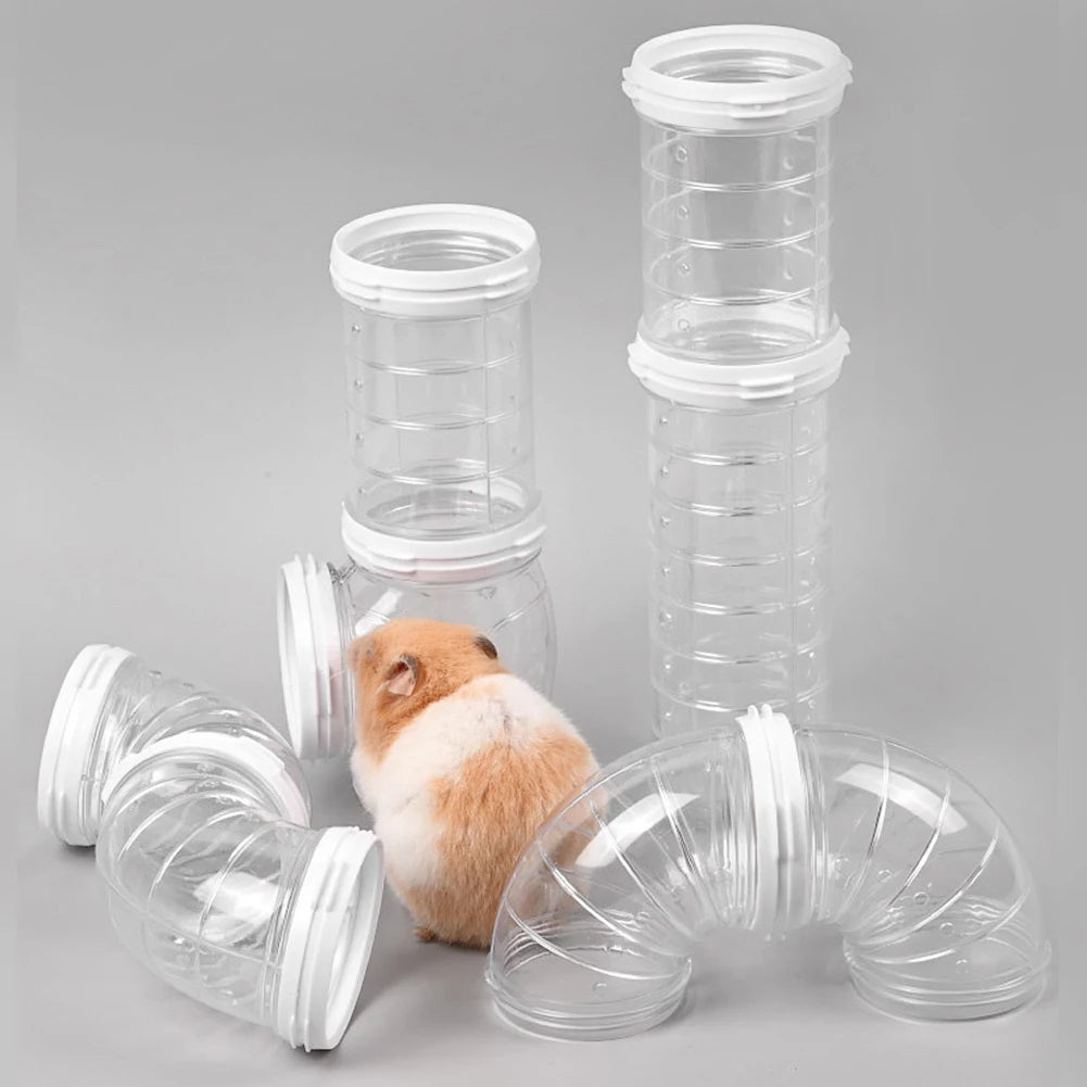 DIY Hamster Tunnel Maze Set — Customizable Pet Cage Pipeline Accessories