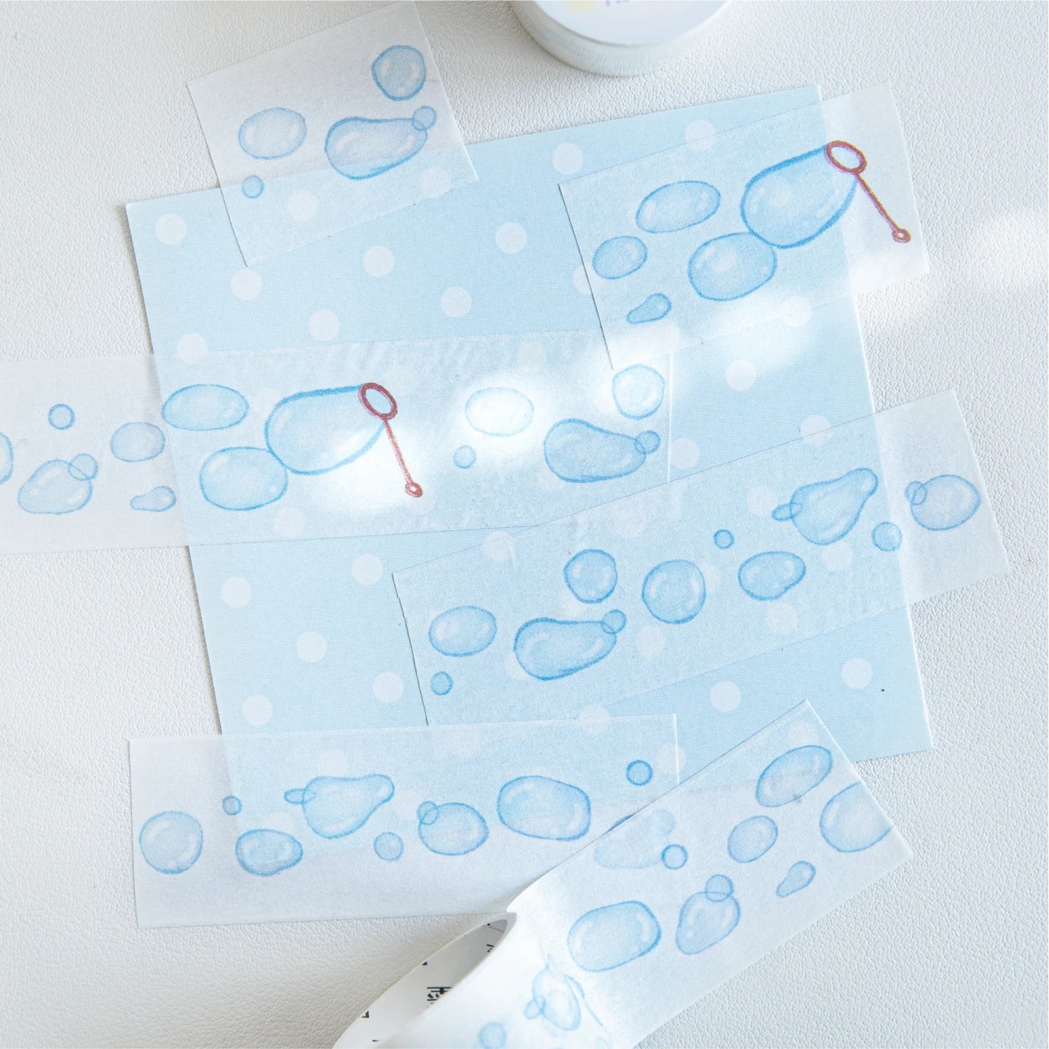 Fish Bubble Series Washi Tape — Decorative Retro Masking Tape for Scrapbooking