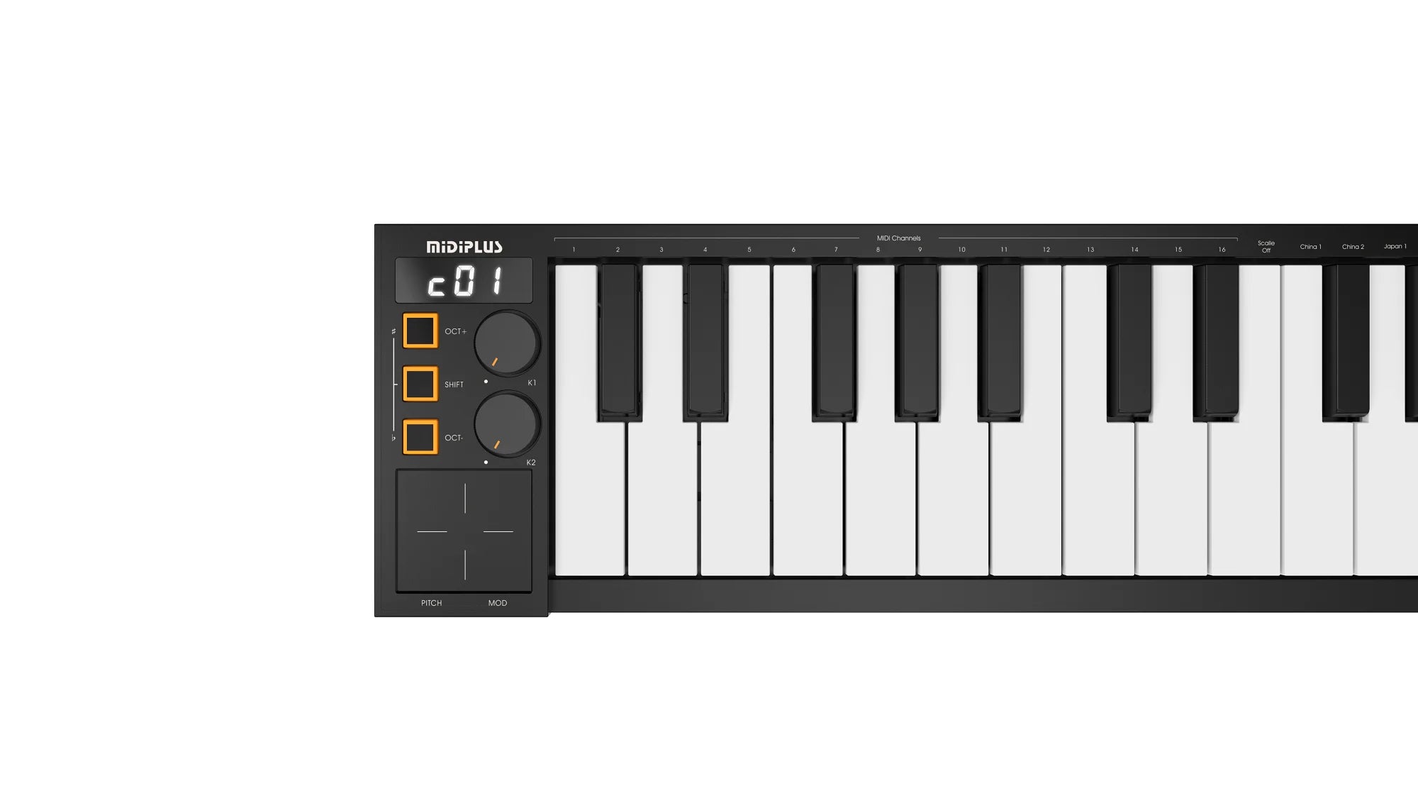 Foldable Bluetooth MIDI Keyboard Controller — 49 Keys Portable Electric Piano