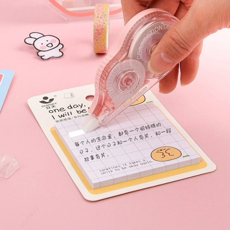 kissbuty Correction Tape 6-Pack — Large Capacity White Error Correction