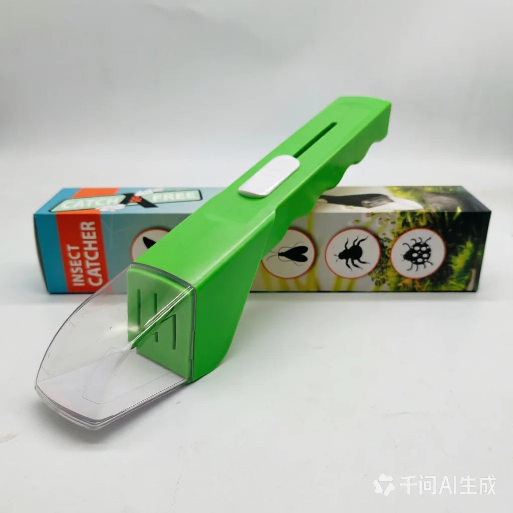 Handheld Insect Catcher — Humane Bug Trapping Tool for Home Use