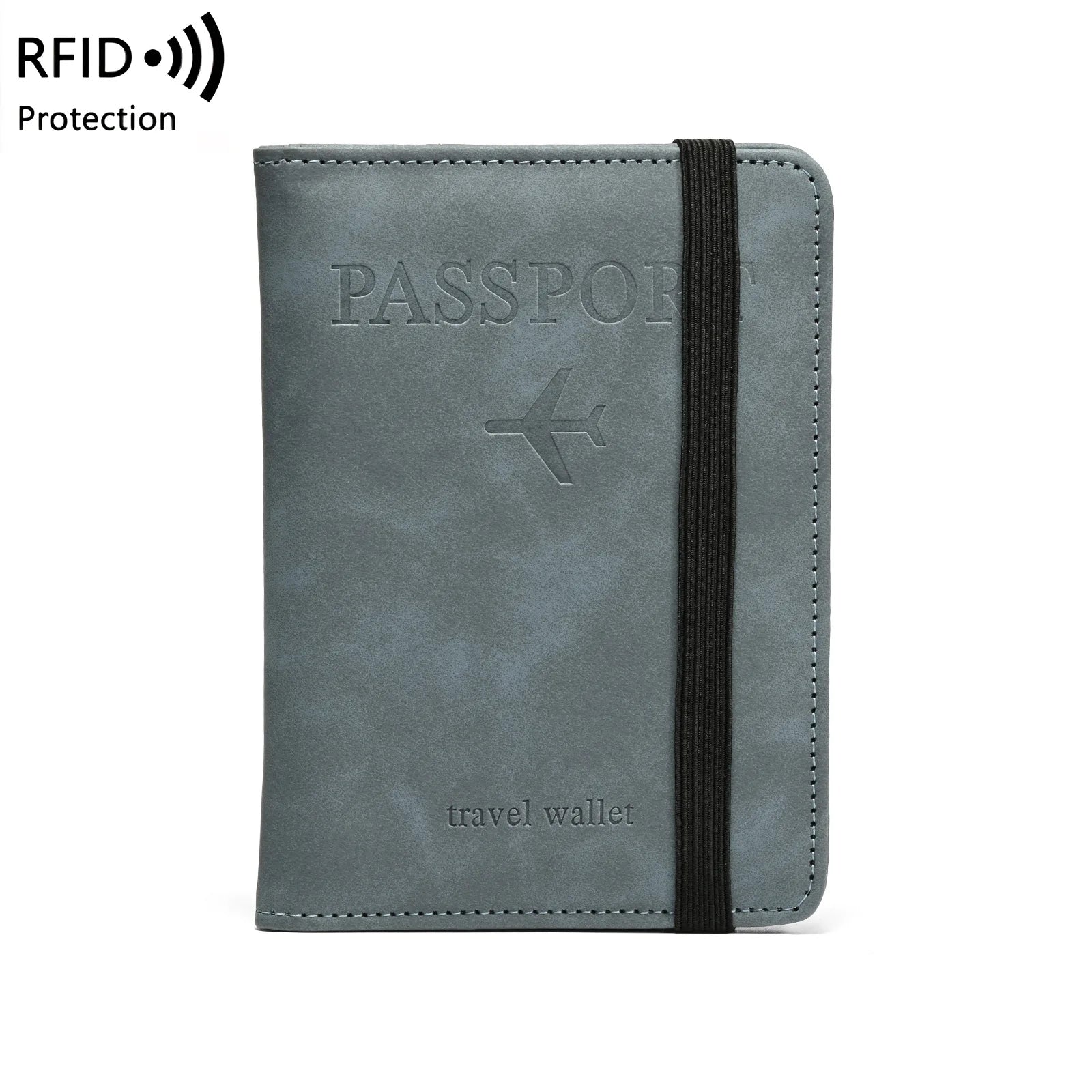 PU Leather Passport Cover — Multifunctional Travel Document Organizer