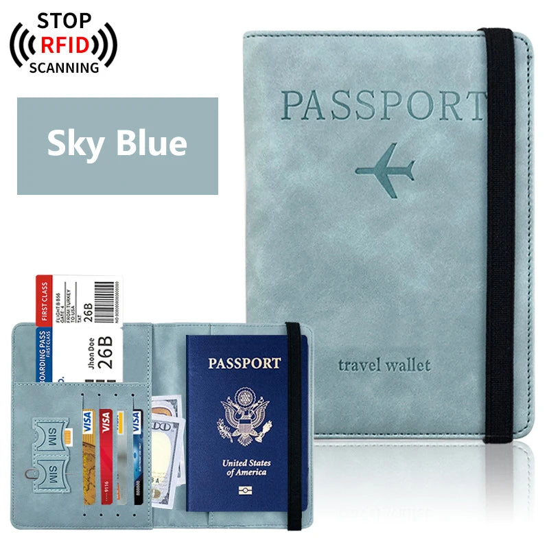 halilulu Passport Holder — RFID Blocking Travel Wallet & Organizer