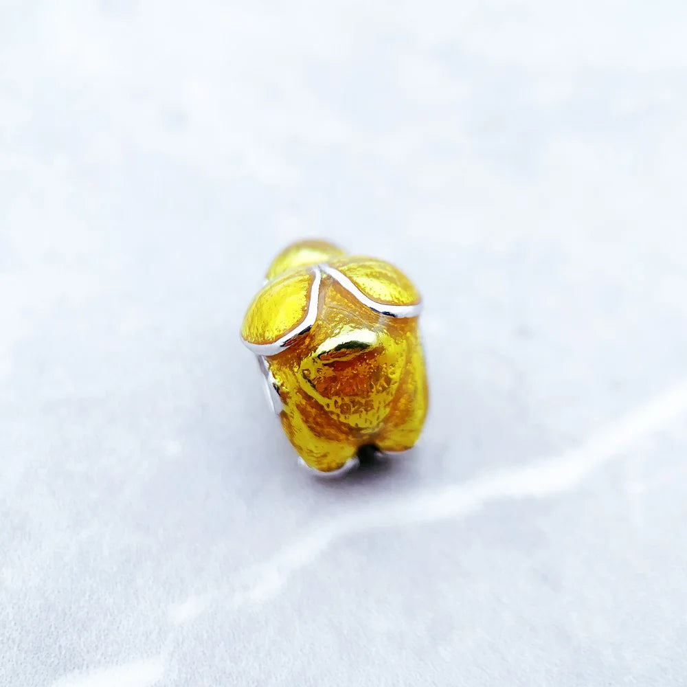 Thaddaeus Sterling Silver Chicken Charm — Animal Bead for DIY Jewelry