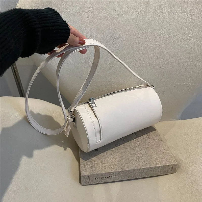 Women's Round Crossbody Bag — Elegant Single Shoulder Purse