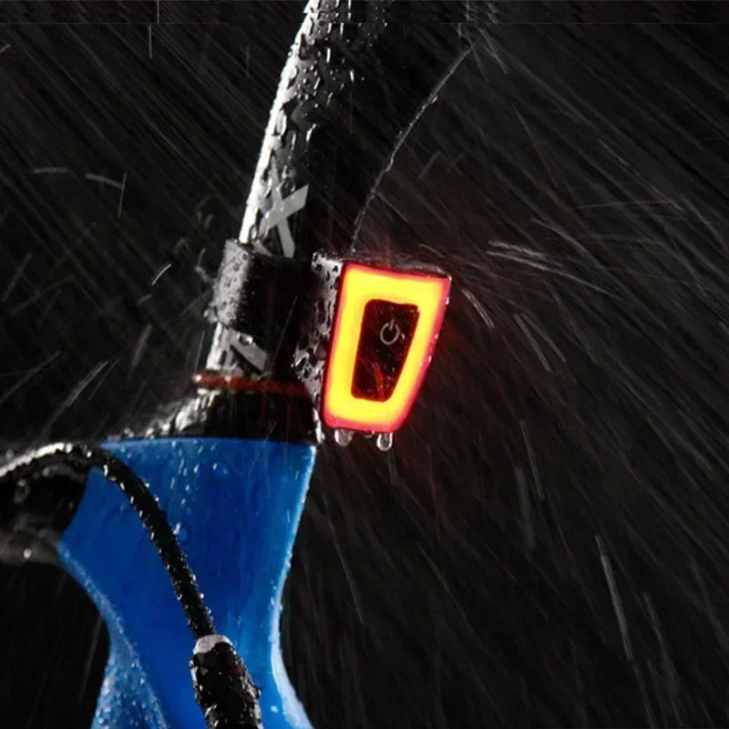 SMHXIANGQIANJIN Bicycle Rear Light — USB Rechargeable Waterproof Taillight