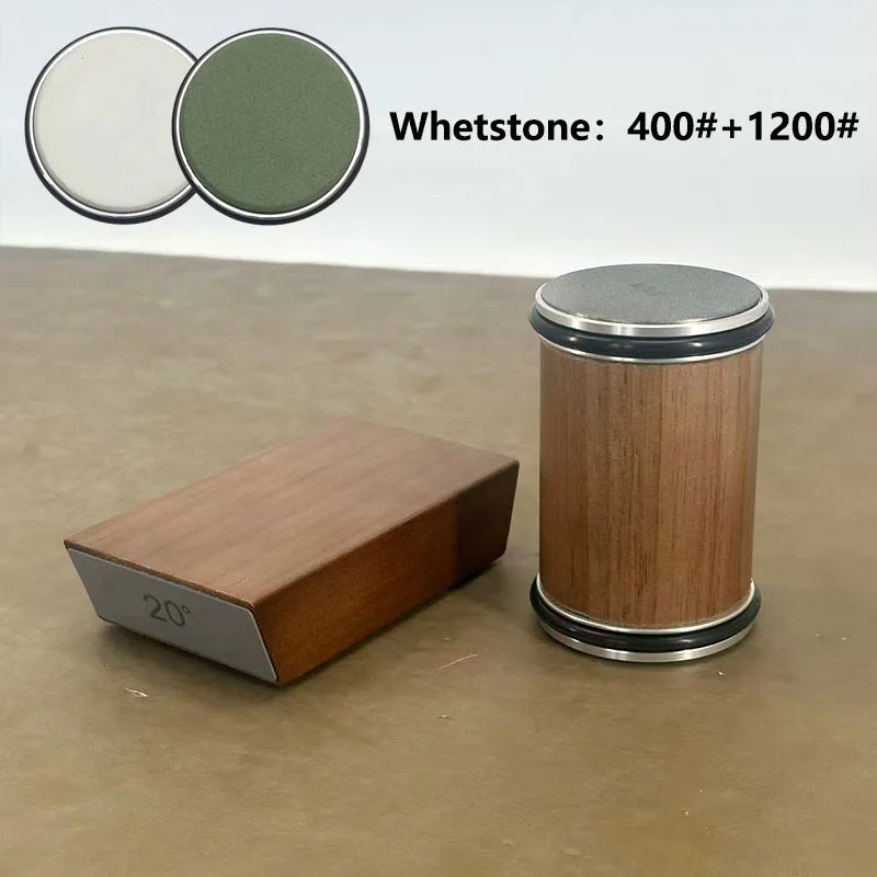 RSCHEF Rolling Knife Sharpener & Magnetic Holder — Diamond Stone Kit