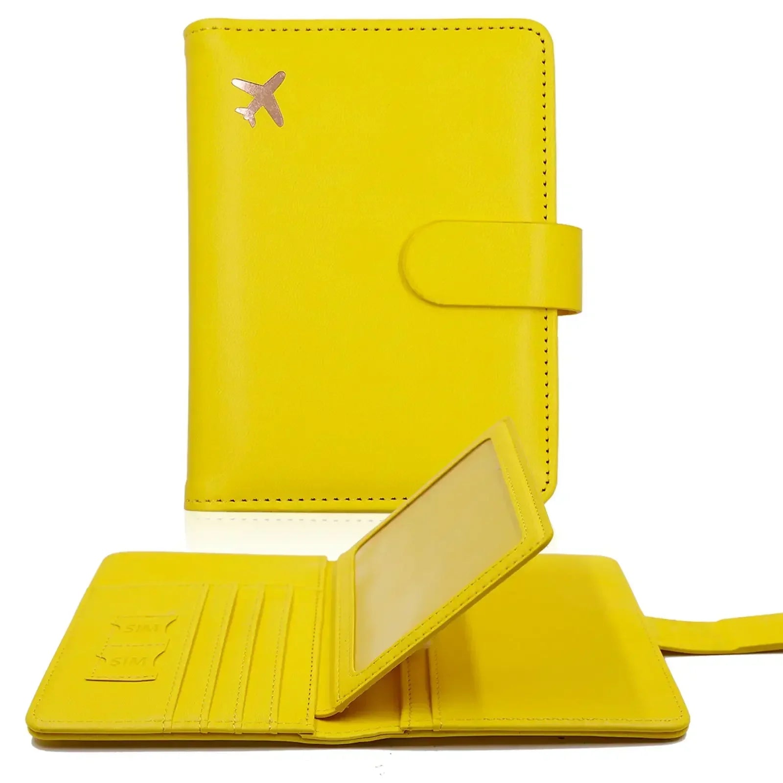 dawndesslo PU Leather Passport Cover — Travel Wallet & Card Holder
