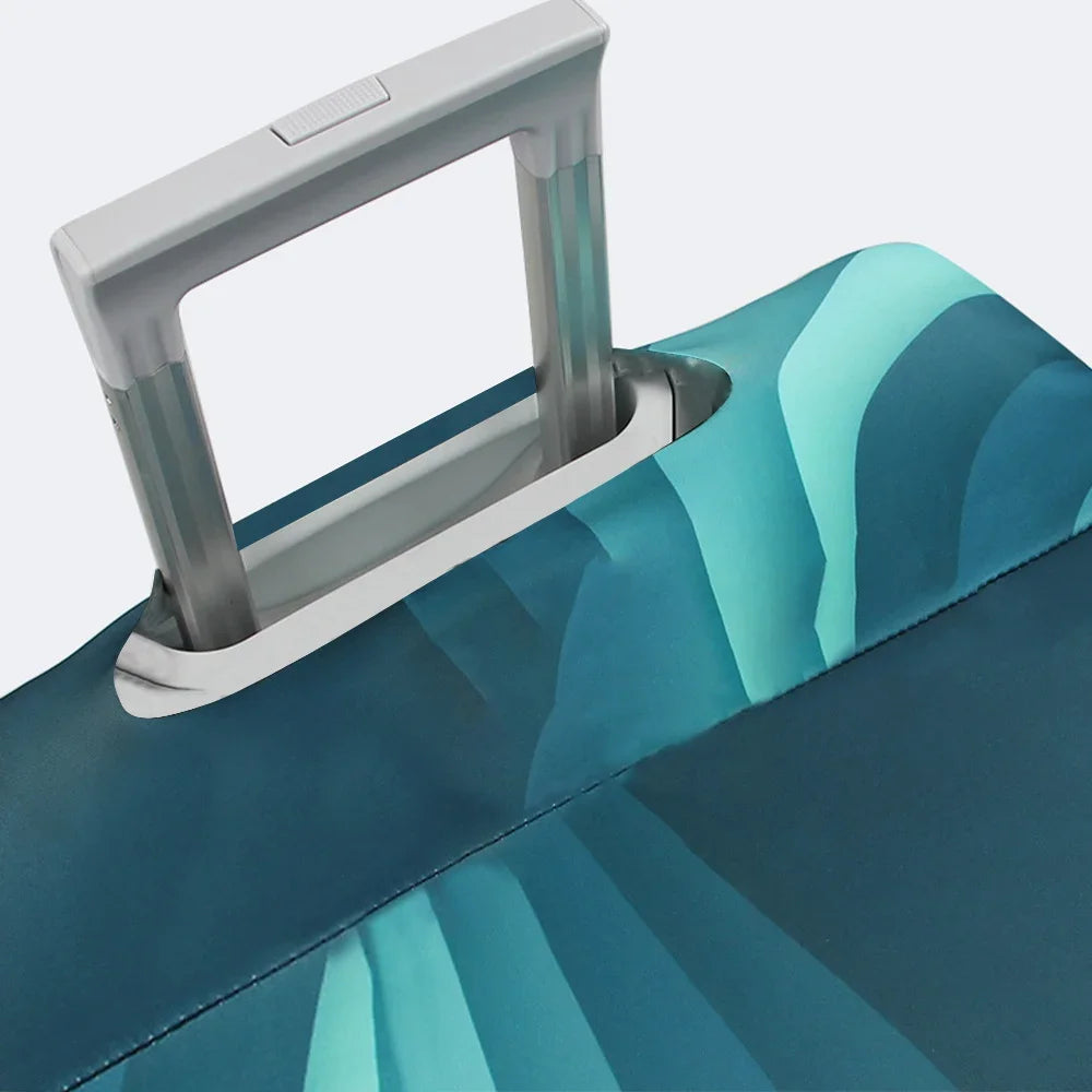 Stretch Luggage Protector Cover — Decorative Suitcase Guard for Travel