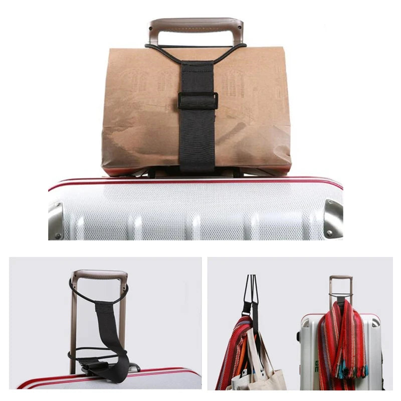 Adjustable Elastic Luggage Strap — Secure Bungee Belt for Travel