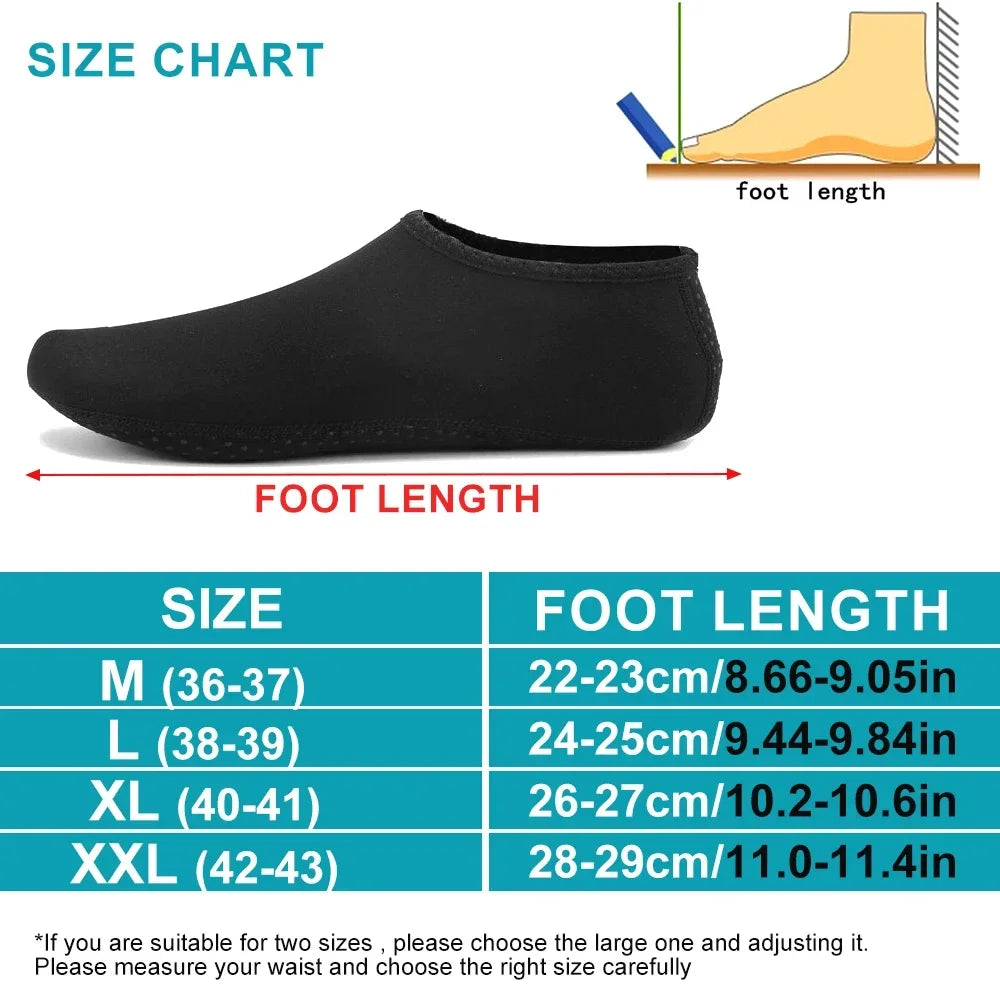 Quick-Dry Water Shoes — Lightweight Barefoot Aqua Socks for Beach & Pool