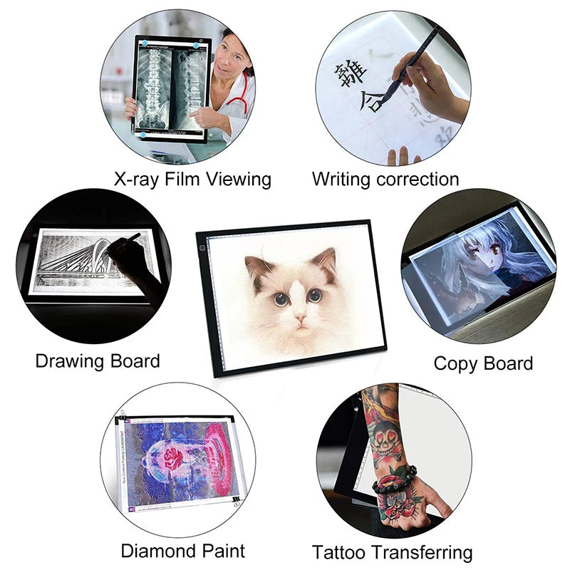 Elice LED Light Pad — Portable Digital Tracing Tablet for Artists