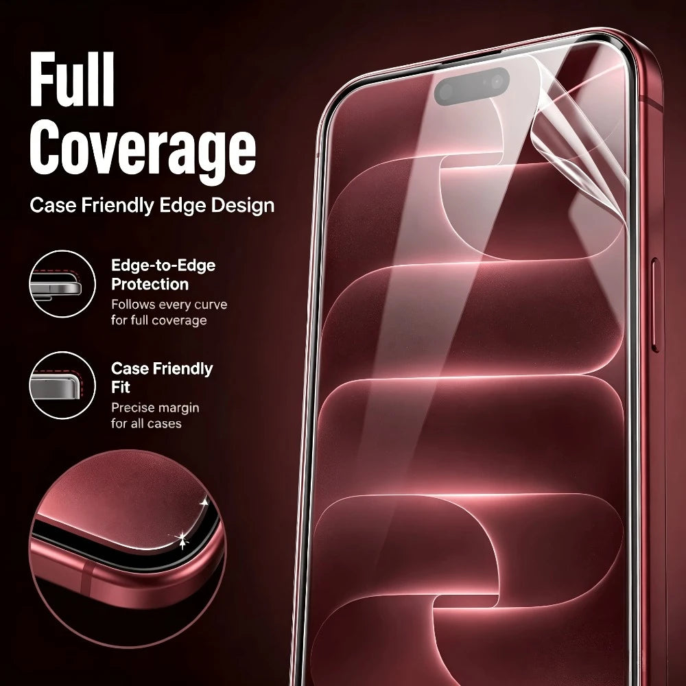 NNBILI Hydrogel Screen Protector — Full Coverage Anti-Scratch Film