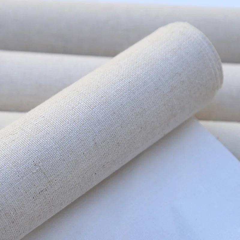 Linen Blend Canvas Roll — Professional Surface for Oil and Acrylic Painting