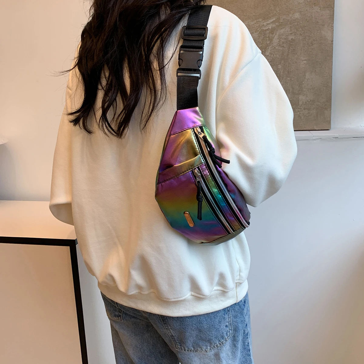 AEROCANDY Unisex Waist Pack — Adjustable Crossbody Travel Bag