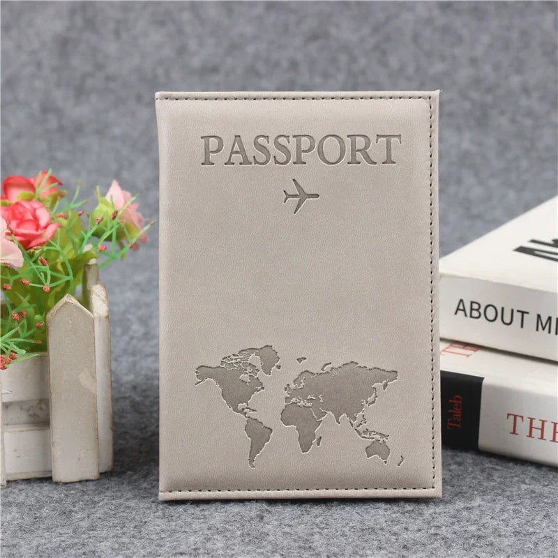 cosyde PU Leather Passport Cover — Travel Document Organizer & Card Holder