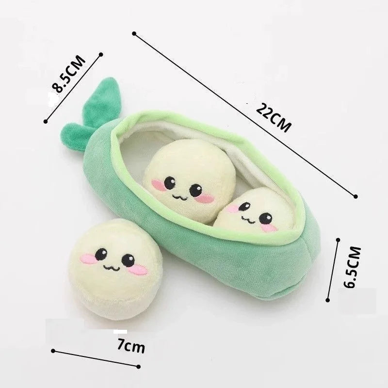 Plush Goose Pet Toy — Squeaky & Crinkly Chew Toy for Dogs and Cats