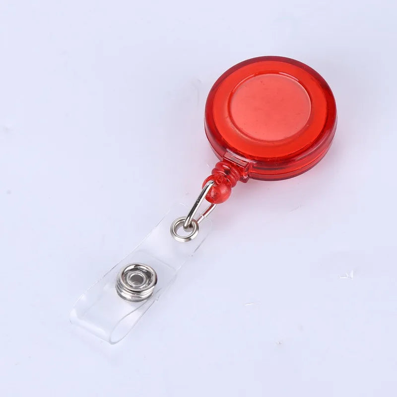 pelsone Retractable Badge Reel — Durable ID Holder Clip for Staff and Professionals