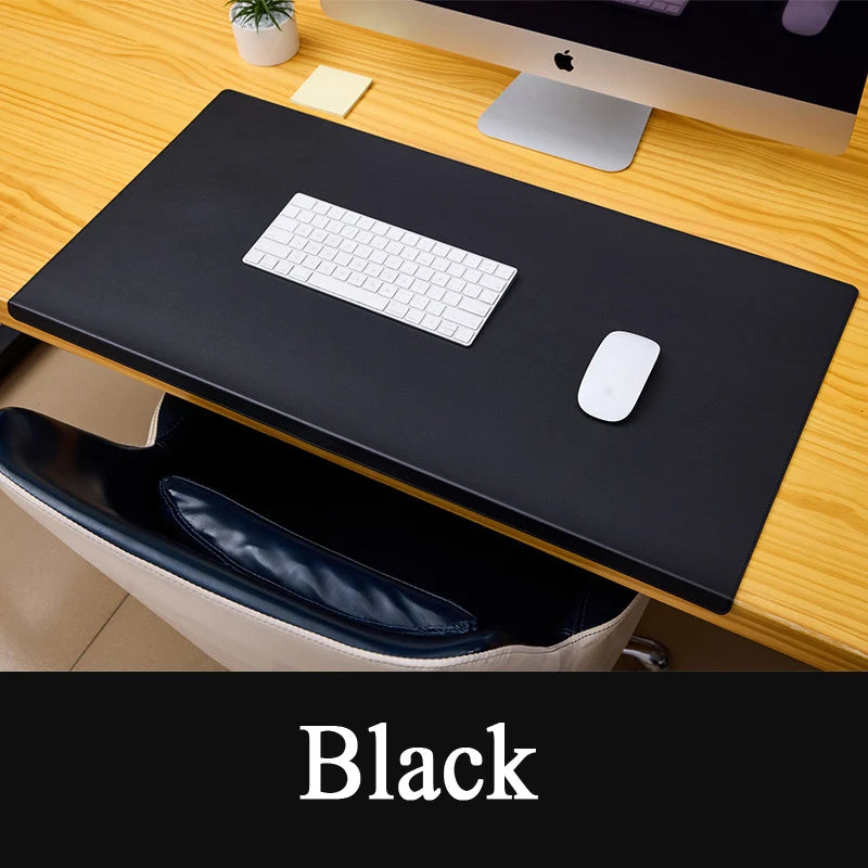xummen PU Leather Desk Mat — Large Non-Slip Office & Gaming Mouse Pad