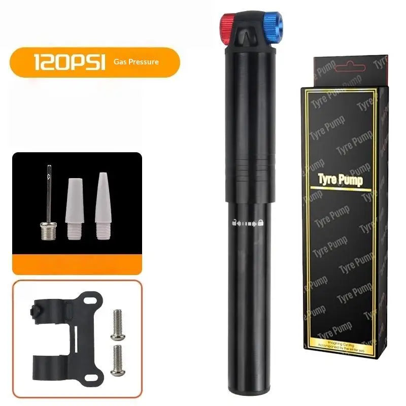 JULYHOT Portable Mini Air Pump — Compact Bicycle Inflator with Dual Nozzles