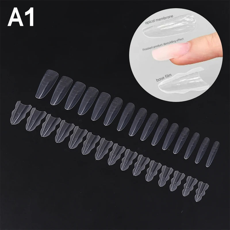 KittenBaby Poly Dual Forms — Reusable Nail Extension Molds for DIY Manicure