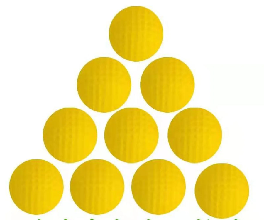 PGM Yellow Golf Practice Balls — Durable PU Foam Training Gear