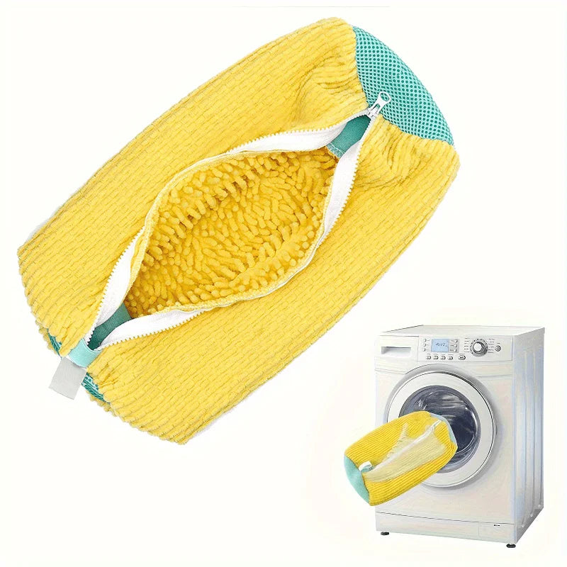 Durable Mesh Shoe Wash Bag — Protective Laundry Organizer for Sneakers