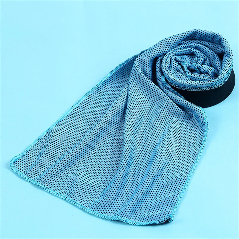 Microfiber Cooling Towel — Quick-Dry Ice Towel for Sports and Gym