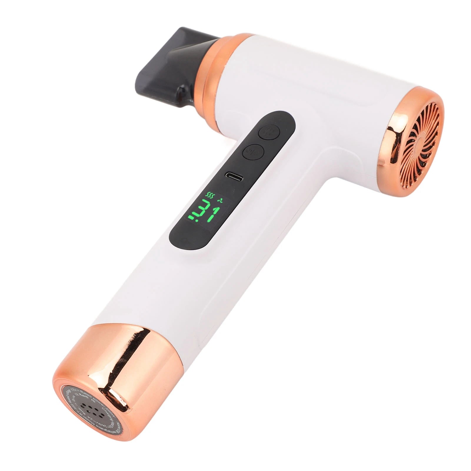 Cordless Portable Hair Dryer — USB Rechargeable with Hot and Cold Wind