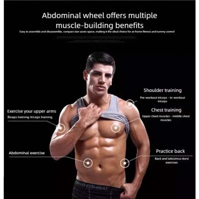 Ab Roller Wheel — Core and Abdominal Strength Trainer with Knee Pad