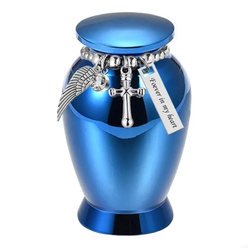 Elegant Pet Memorial Urn — Small Keepsake Cremation Container