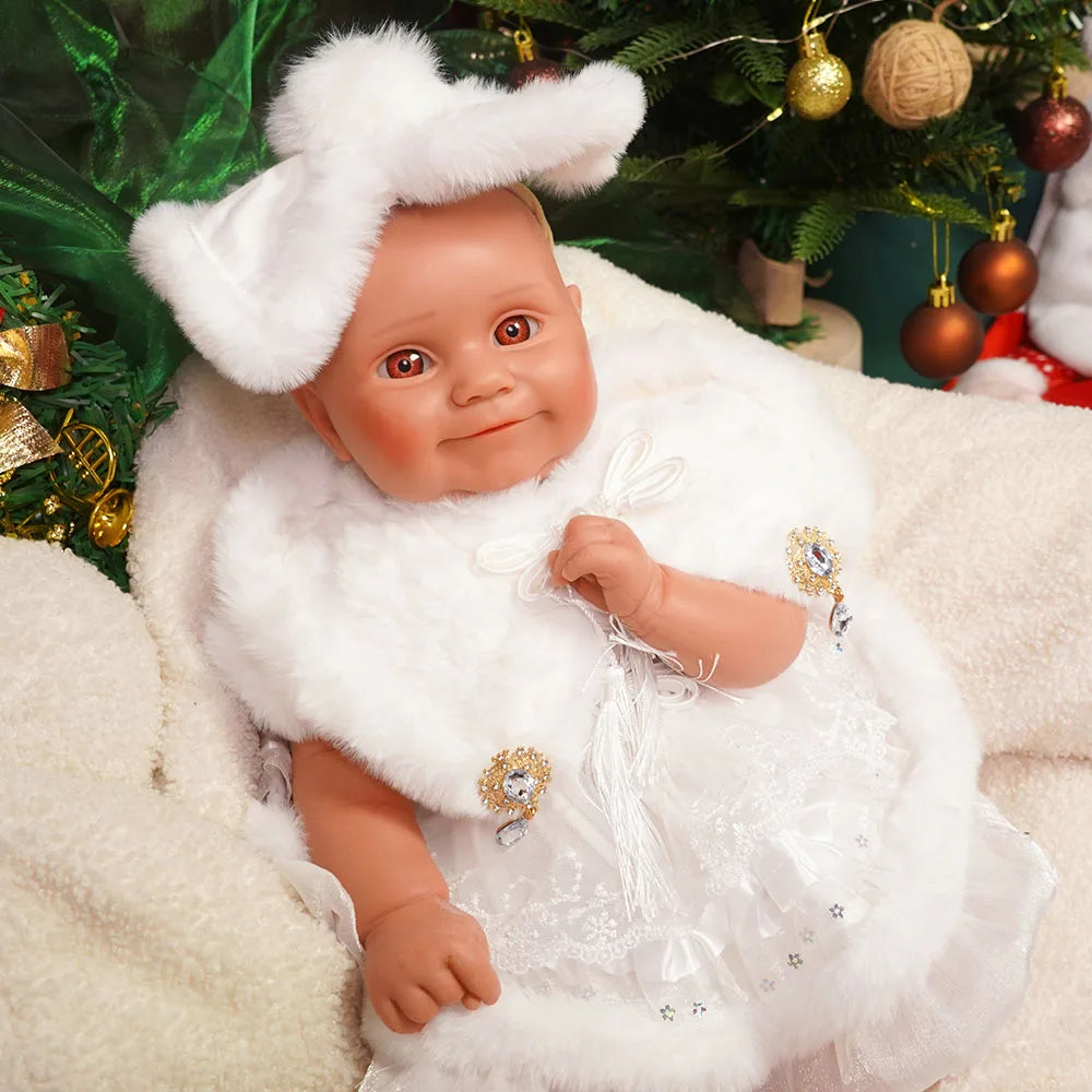 Lifelike Silicone Reborn Doll — Realistic 46cm Collectible Baby Doll