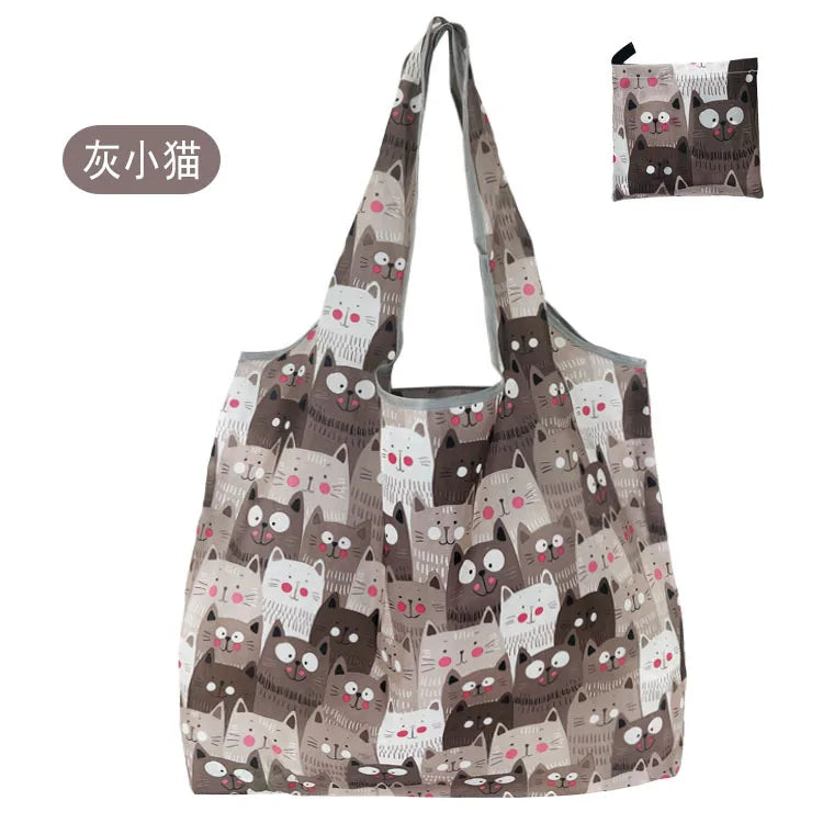 Foldable Reusable Shopping Bags — Heavy Duty Washable Grocery Totes